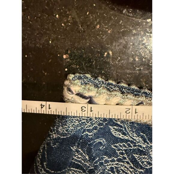 Elliatt Denver Denim Blue Cropped Jacket & Mini Skirt Set Classic size S NWT - Picture 6 of 6